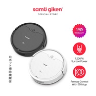 Samu Giken 3 in 1 Robotic Vacuum Cleaner with App Control - RVCOB8(S)