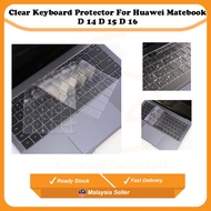 Silicone Clear Keyboard Cover For Huawei/ Honor Matebook&Magicbook D14 D15 D16 Magicbook 14 X14 15 X