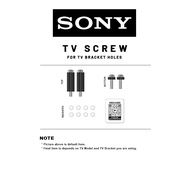 [SONY] Tv Screw for TV Bracket Holes VESA Wall Mount Skru for TV Hanging Holes
