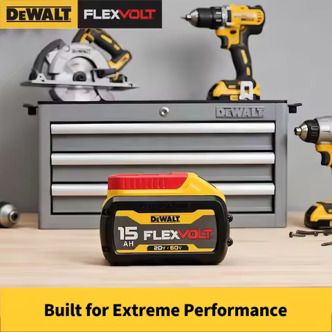 DeWalt FLEXVOLT 21700 Cells Battery 20V/60V 12Ah 15Ah Fast Charging Lithium Ion Rechargeable DCB612