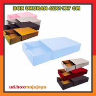 Box 42x11x7 Cm Sliding Box/ Multipurpose Box/ Cardboard/