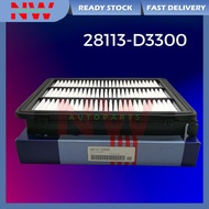 HYUNDAI TUCSON TL 1.6/2.0 2016> , KIA SPORTAGE QL 2.0 2016 # PETROL # AIR FILTER ( 28113-D3300 )