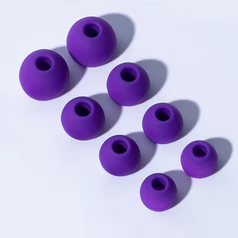 HUAK 4Pairs Loop Earplug Ear tip L M S XS Universal model, compatible with earphones, earbuds, size 