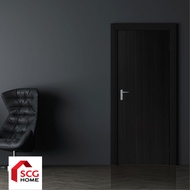 UNIX ประตูไม้อัด เมลามีน ลายไม้สวย ไม่ต้องทำสี  80x200 ซม.