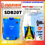 OGAWA 20L TURBO Double Pump SDB20T High-Pressure Battery Sprayer Tong Penyembur Pam Racun Bateri Kna