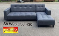 Sofa Set/ Modern 3-Seater L Shape Sofa/ Sofa Fabric / Sofa Murah/ Sofa Kain/ Living Room Furniture