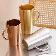 304 Stainless Steel Water Cup with Handle Mug