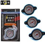 【ITSOK】D1 Spec Radiator Cap with Meter Water Temp Gauge (Alloy + Silicone Rubber) Radiator Cap Big H