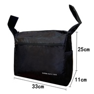 Electric Wheelchair Car Accessories Backpack Wheelchair Bag Wheelchair Travel Bag Black Zipper Bag W