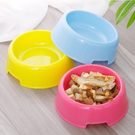 [Random Color] Cheap Plastic Dog And Cat Food Bowl - Dog Food Bowl
