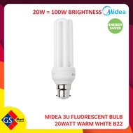 MIDEA ENERGY SAVER 3U/4U DOWNLIGHT BULB E27 9W/11W/14W/18W/20W
