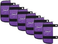 Case-It 6-Pack The Clear Pouch, Clear Window Zipper Pencil Case with Grommets, Pencil Pouch, Scienti