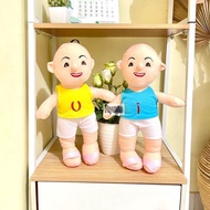 Choice - 2Pcs Cute Upin Ipin Dolls 35Cm High Soft Fabric Upin and Ipin Film Children's Toys