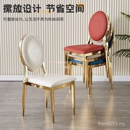 Hotel Restaurant Sun High-End Chair Box Chair Electroplating Hotel Chair Restaurant Silver VIP Hotel