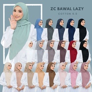 TUDUNG BAWAL LAZY COTTON PREMIUM BY ZAIN COLLECTION
