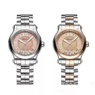 [Top Quality] Colorful Diamonds Happy 7 Diamonds Ladies Watch Pink Ladies Watch Diamond Goddess Full