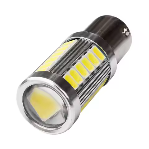 1Pcs 1156 P21W BA15S 33 SMD 5630 5730 LED Car Backup Reserve Light Motor Brake Bulb Daytime Running
