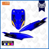 ♡ ∇ ℗ Striping MIO SPORTY STICKER Transparent UV MIO SPORTY STICKER MIO SMILE JDM HAYABUSA MOTIF Ne