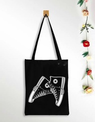 [Toko Salam17] Tas Tote Bag Wanita Korea Sepatu // Pakai Resleting // Tas Termurah [Bisa COD]