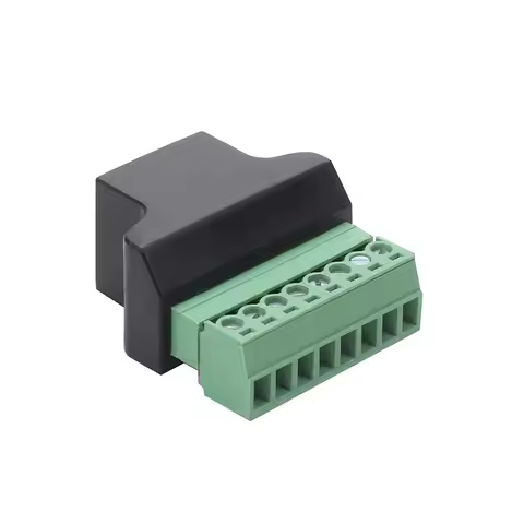 RJ45 Male To Screw Terminal Adaptor RJ45 Female To 8 Pin Connector RJ45 Splitter For CCTV DVR CCTV A