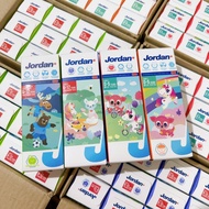 Jordan toothpaste for babies strawberry flavor & grape flavor 75g(0-5y&6-12y)