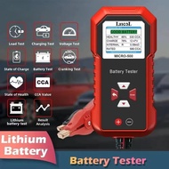 12V Car Battery Tester 40-3000 CCA Lithium Battery Test Lead Acid Battery Analyzer LED Display with 