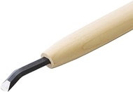 Kawasei Cutlery Industrial Professional Chisel CP4 Flat Round Bend, 0.2 inches (6 mm), Body Depth 0.