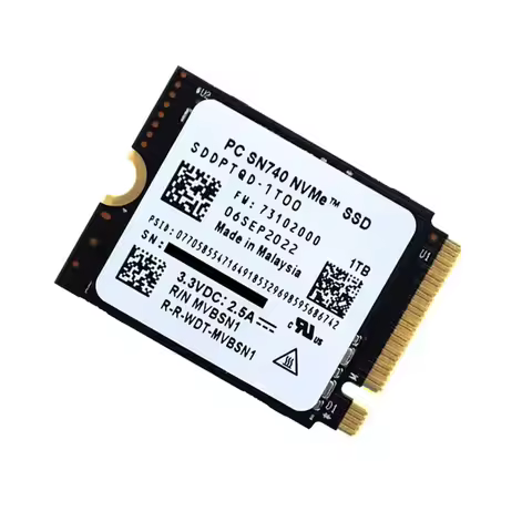 Original SN740 1T 512G 256M.2 2230 unidade de estado sólido 2t pcie4.0 nvme m.2 disco rígido ssd 2t 