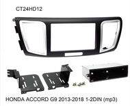 กรอบจอแอนดรอยด์ หน้ากากวิทยุ หน้ากากวิทยุรถยนต์ HONDA ACCORD gen9ปี (2015)2016-2019 RHD.สำหรับเครื่องเล่น แบบ1/2DIN 7"_18cm.(US products)