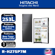 Hitachi 2 Door Inverter Compressor Refrigerator 253L R-H275P7M