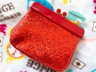 原裝正版 - 原裝正品 - miu miu perfume pouch 香水化妝品鮮紅色閃閃啪扣化妝包