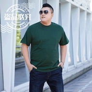 ðŸ”¥[50-130KG] Pakaian Lelaki T-shirt Plus Size Lengan Pendek Warna Tulen 4XL 5XL 6XL Baju Lelaki T-