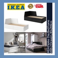 [INSTALLATION SERVICE AVAILABLE] IKEA Flekke Day Bed Frame 80x200cm White Black Brown With Drawer