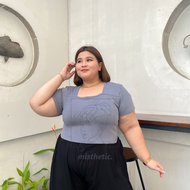 Noelle Crop Shirt/ Square Crop Top/ Square Crop Top Big Size/ Square Crop Top Jumbo/ Square Crop Top