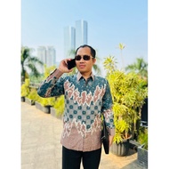 KEMEJA Men's batik Shirt premium Regular Sogan hero by MCA batik indonesia