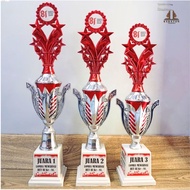 MERAH AUGUST INDEPENDENCE CUP SET OF 3 CHAMPIONS 123 B03 SILVER 17 AUGUST RED SILVER