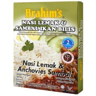 BRAHIM'S NASI LEMAK & SAMBAL IKAN BILIS ANCHOVIES SAMBAL BRAHIM BRAHIMS BMRTER
