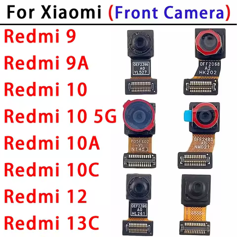 Front Camera For Xiaomi Redmi 9 9A 10 5G 10C 10A 12 13C Redmi10 Redmi12 Redmi13C Selfie Facing Front