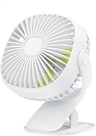 WZHZJ USB Desk Fan, USB Powered, Enhanced Airflow, Lower Noise, Two Speeds, Perfect Personal Cooling Fan for Home Office Table (Color : White)