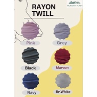 $$ RAYON TWILL/Kain Rayon/Rayon Katun/Rayon