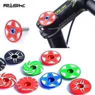 RISK CNC Alloy Stem Cover Top Cap Cover Headset - aluminum alloy bicycle stem Cover
