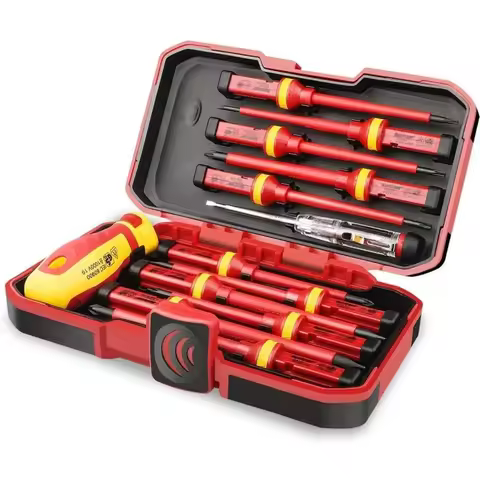 Hot Sale 1000V Insulated Electrician Screwdriver Set All-in-One Premium Professional CR-V Magnetic P