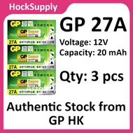 [3pcs] GP 27A Alkaline Battery GP27A Battery [FAST SHIP OUT]