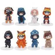 Action figure naruto Shippuden chibi sasuke itachi kakashi minato hinata chibi costume