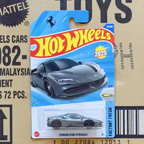 Hot Wheels Cars Toys for Collectors 191 #2025P MatcrboxFERRARI SF90 STRADALE Ferrari SF90 Holiday Gi