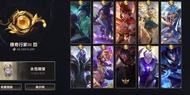 Lolm 激鬥峽谷 英雄聯盟手遊帳號 有375個skin 14個神話