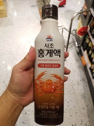 ecook​ เกาหลี​ ซอสปรุงรส​ น้ำปลา​ จาก​ ปูหิมะแดง​ g​ sajo​ red​ snow​ crab fish​ sauce​ 500ml