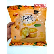 WIN2 Egg Tart Cake Orange Flavour Kek Tart Telur Perisa Oren 4 Pack x 25g