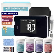 Hemoglobin Tester Kit, Hemoglobin Tester, Cholesterol Test Kit, Uric Acid Test Kit, Contains A Total