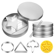 4pcs Sugar Cookie Mold Candy Biscuits Molds Sugar Game Kit Korean Honeycomb CookiesGame Kit For Squi